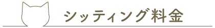シッティング料金